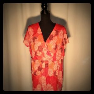 Alfani Womens Floral Blouse sz 2x